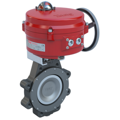 Bray MKL2-N063/70-0201SVH 6" Lugged Butterfly valve High Performance | ANSI Class 300 | CS body | CV 530 | Normally Open | 120 VAC | modulating | 2000 lb-in. NEMA 4 | Heater | Blackhawk Supply