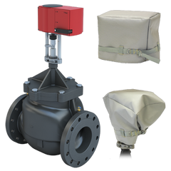 Bray SSM-5-A-L-125/GASEX24-450-WS 5" Flanged ANSI 125 | 125.48 GPM Pressure Independent Control Valve | L Cartridge | NO | Linear Actuator | 24 VAC Floating;Modulating;On/Off | Fail Open | with Enclosed Terminal Strip;Time Out | Blackhawk Supply