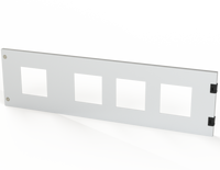 CPX8496C | Hinged Cover w/Four 92 X 92 Cutout 200 X 800 mm | 7.64