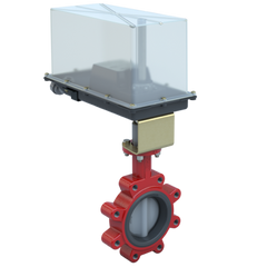 Bray 3LNE-03S2C/D24-210-A-WS 3" Lugged Butterfly Valve Resilient | ANSI Class 125/150 | DI body | NDI Disc | CV 360 | Normally Closed | Damper actuator | 24 Vac/dc | 210 lb-in | on/off or floating | Non-Spring Return | SW | Blackhawk Supply
