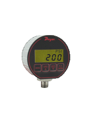 Dwyer DPG-206 Digital pressure gage | selectable engineering units: 200.0 psig | 14.06 kg/cm² | 13.79 bar | 407.2" Hg | 461.4 ft w.c. | 449.7 ft seawater @ 4°C | 1379 kPa | 3200 oz/in² | 5536" w.c. | Blackhawk Supply