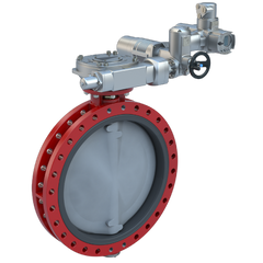 Bray NYF2-C300/AU-7080 Butterfly Valve | 2 Way | 30 Inch | Nylon Coated Disc | 150 PSI | 120 VAC Non-Spring Return Actuator | On-Off Control | Blackhawk Supply