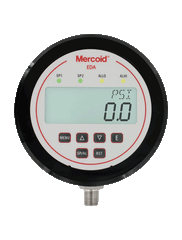 Dwyer EDAW-N1E1-07T1 Electronic pressure switch | range 0-600 psi | 1/4" male NPT bottom connection | 316L SS | 2 SPDT relays | 4-20 mA output. | Blackhawk Supply