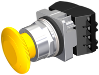 52PR8W4G | PTR | CHROME | MTD | PLASTIC CAP YELLOW | 2NC | Siemens Electrical