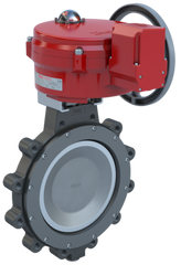 Bray MKL2-C120/70-24-0501SVH-BBU 12" Lugged Butterfly valve High Performance | ANSI Class 150 | CS body | CV 2530 | Normally Closed | 24 VAC/30VDC | Modulating | 5000 lb-in | NEMA 4 | Heater | & Battery Backup unit | Blackhawk Supply
