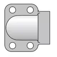 16GEQ1BSX | FPIPE-CD61 FLANGE 90D | Parker
