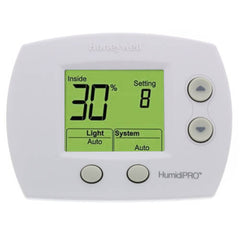 Resideo H6062A1000 HUMIDIPRO DIGITAL HUMIDITY CONTROL. HUMIDISTAT OR DEHUMIDISTAT. AUTOMATIC (WINDOW PROTECTION) OR MANUAL CONTROL. INCLUDES OUTDOOR SENSOR.TRADELINE. | Blackhawk Supply