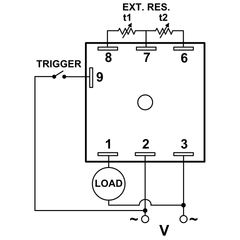 Macromatic THS-1654A-33R9-31R9T Delayed interval (switch trigger) | 24 - 240V AC | 1A Normally Open (Solid State) | 0.01 - 1 second | .01 - 1 second | Encapsulated | Analog | 2M | 2M | Blackhawk Supply