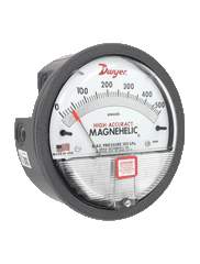 Dwyer 2300-60PA Differential pressure gage | range 30-0-30 Pa | minor divisions 1.0 | calibrated for vertical scale position. | Blackhawk Supply