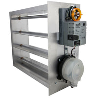 EB-1412 | Electronic 14 x 12 Bypass Damper | iO HVAC Controls