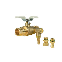 Jomar 101-100RVSSG JF-100RVG | 3/4" | 2 Piece, Full Port, Solder Connection, 600 WOG, Stainless Steel Ball and Stem, with Thermal Expansion Relief Valve | Blackhawk Supply