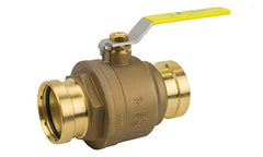 Jomar 100-211XLCSSG JP-100SSG XLC | 4” | 4 Piece, Full Port, Press XLC Connection, Dezincification Resistant Brass, 200 WOG, SS Ball & Stem | Blackhawk Supply