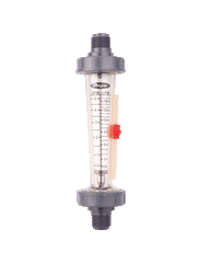 Dwyer LFMA-02-A2 Polycarbonate flowmeter | range 0.2-2 GPM (1-7 LPM) water | 1/2" male NPT | 316 SS float. | Blackhawk Supply