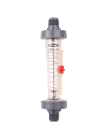 LFMC-07-A2 | Polycarbonate flowmeter | range 0.25-2.5 GPM (1-10 LPM) water | 1/2