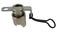 Jomar 210-998C Lift-N-Lock | Spring Loaded Tamper Proof Locking Device | For Sizes: 2-1/2", 3" | Blackhawk Supply