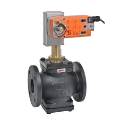 Belimo G680C-250+AFBUP-S-X1 Globe Valve (GV), 3", 2-way, ANSI Class 250, Cv 90 |Valve Actuator, Spring return, AC 24...240 V / DC 24...125 V, On/Off, SW | Blackhawk Supply