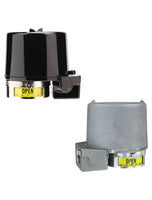 14VD0-J1 | 4 switches | SPDT snap | 10A @ 125/250 VAC | 1/3 hp @ 125/250 VAC | direct drive with stainless steel visual indicator | aluminum | painted black | with junction package. | Dwyer