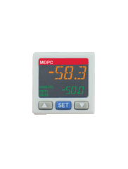 Dwyer MDPC-231 Pressure controller | range -14.5 psi to 145 psi | PNP output | 4 to 20 mA | outer connection 1/8" PT | inner connection M5. | Blackhawk Supply