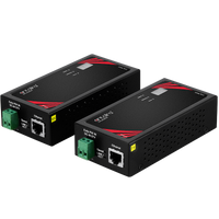 LEP-301M-KIT | Industrial IP30 Ethernet Extender | 1km 10/100Mbps Ethernet PoE Extender (1 Pair) | Antaira