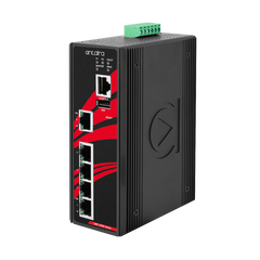 Antaira LMX-0500-V2 5-Port Industrial Light Layer 3 Managed Ethernet Switches w/5*10/100Tx - Version 2 hardware | Blackhawk Supply