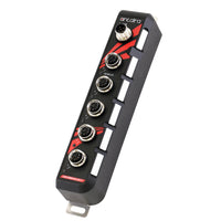 LNX-0500-M12-67 | 5-Port M12 Industrial IP67 Waterproof Ethernet Switch | w/5*10/100Tx with M12-connector | 12~48VDC Power Input | Antaira