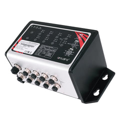 Antaira LNP-0800G-M12-67-24 8-Port Industrial M12 IP67 Waterproof Gigabit PoE+ Ethernet Switch | w/8*10/100/1000Tx (30W/Port) M12 Connector (X-Coded); -10° to 60°C | Blackhawk Supply