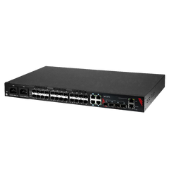 Antaira LMX-3228G-10G-SFP-AA 32-Port Industrial Gigabit Managed Ethernet Switch | with 4*10/100/1000 RJ45 Ports | 24*100/1000 SFP Slots | and 4*1G/10G SFP+ Slots with Dual AC Power Supply | Blackhawk Supply