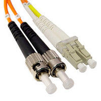CBF-ST01LC-MD | 1m (3ft) LC UPC to ST UPC Duplex OM2 Multimode PVC (OFNR) 2.0mm Fiber Optic Patch Cable | Antaira
