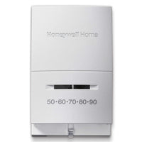 T822K1018 | 24v 2 Wire Mercury Free Heat Only Vertical Mount Single Stage Thermostat Less System Switch & Fan Switch 50-90F | HONEYWELL RESIDENTIAL