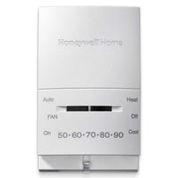 T834N1002 | 24v Mercury Free Single Stage Heating/Cooling Vertical Mount Thermostat With System & Fan Switching 1H-1C 50-90F Premier White | HONEYWELL RESIDENTIAL