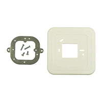 50005625-001 | Premier White Cover Plate Assembly 4 3/4 in. (120 mm) x 4 3/4 in. (120 mm) For T812 A B C D | HONEYWELL RESIDENTIAL