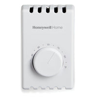 T410A1013 | 120/208/240/277V Two Wire Premier White SPST Bimetal Electric Heat Thermostat 40-80F | HONEYWELL RESIDENTIAL