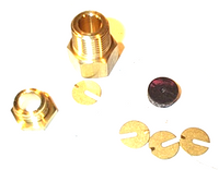 F55-0088 | Packing Nut with -1/2 Thread for use with Remote Bulb Controls Replaces 104484A | WHITE-RODGERS
