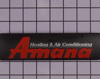 0161R00087 | Nameplate Amana Logo Replaces 0161R00010P | GOODMAN PARTS