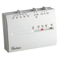ROBERTSHAW 9200H White 24v Mercury Free Horizontal Mount Thermostat 50-90F 1H-1C Replaces 255-404 CM200 | Blackhawk Supply