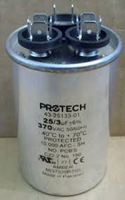 43-25133-01 | Capacitor - 25/3/370 Dual Round | RHEEM