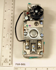 ROBERTSHAW 710-501 1/2" X 1/2" Millivolt Gas Valve With Two 1/2" X 3/8" Reducer Bushings Does Not Include Gas Regulator 7000mvlc 7000mvrlc-lp 785-815-416 729-702-412 737-705-409 | Blackhawk Supply