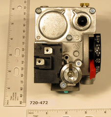 ROBERTSHAW 720-472 24v 1/2" X 1/2" Standing Pilot Step Ppening Gas Valve 150000 BTU Includes Convertible Regualtor For Natural Or LP Gas 7200ERCS 7200ERCS1 7200ERCS2 | Blackhawk Supply