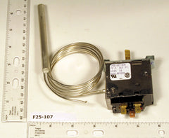 ROBERTSHAW F25-107 SPDT Defrost Termination/Fan Delay Control 40-75F With 60" Cap. Replaces F25-102 F25-209 & F25-210 | Blackhawk Supply