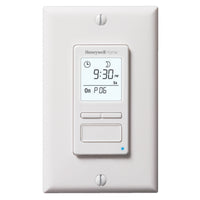 PLS750C1000 | 120v Econoswitch TM 7 Day Programmable Wall Switch With Solar Timetable Up To 21 On/Off Programs Per Day Replaces TI072-3W White | HONEYWELL RESIDENTIAL