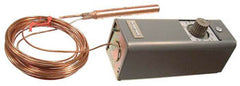 Honeywell T678A1437 REMOTE TEMPERATURE CONTROLLER, 0F TO 100F SET POINT, 2 SPDT, COPPER BULB, 5 FT. CAPILLARY LENGTH, SWITCH: 3F FIXED/INTERSTAGE: 3F TO 10F ADJUSTABLE, INCLUDES 107324A DUCT BULB HOLDER | Blackhawk Supply