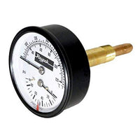 007205F | 0-90 PSI T&P Gauge 600671 | RAYPAK