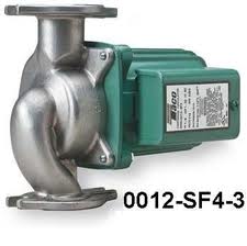 TACO 0012SF Stainless Steel Circulator W/1-1/2" Flanges 1/8 HP Replaces 0012BF4 | Blackhawk Supply