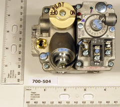ROBERTSHAW 700-504 1/2" X 3/4" Millivolt Natural Gas Valve 3.5" WC 240000 BTU Incldes One Bushing 7000BMVR Replaces 345-701-402 448-701-442 345811402 | Blackhawk Supply