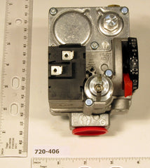 ROBERTSHAW 720-406 24v 3/4" X 3/4" Standing Pilot Gas Valve Includes LP Kit & Bushings 150000 BTU 7200ER Replaces 7A8-A1B-007 | Blackhawk Supply