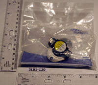 3L01-120 | Snap Disc Fan Or Limit 110/120f | WHITE-RODGERS