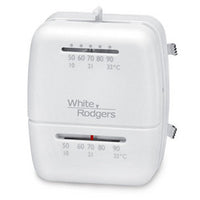 1C26-101 | 24v Heat/Cool Snap Acting Thermostat In White Vertical Mount 50-90F 1H-1C | WHITE-RODGERS