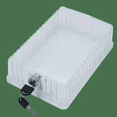 iO HVAC Controls iO-TGL-KEY iO HVAC Controls Clear Universal Thermostat Cover Guard With Key Lock Box, Thermostat Guard For Residential, Hotel, Business, 9" x 8.5" x 2.5" | Blackhawk Supply