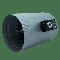 LD-10 | 10 Round 2 Position Zone Damper - 3 Wire Actuator with LED | iO HVAC Controls