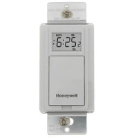 PLS730B1003 | WEEKLY/DAILY PROGRAMMABLE WALL SWITCH FOR ALL TYPES OF LIGHTING AND MOTO RS. 2400 W RESISTIVE OR INDUCTIVE, 1 HP MOTOR @ 120 V, WHITE | Resideo